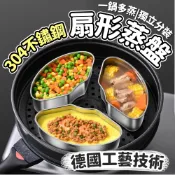 《台灣現貨 天天出貨》304不鏽鋼扇形蒸盒 可組合蒸盤 蒸碗 蒸飯盒 蒸籠盒 電鍋蒸器 便當盒 蒸杯 嘉媽 MAA301