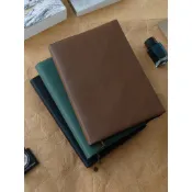 一定要測量自己書本尺寸，尺寸不對不能使用！【有色差】書衣皮面a5書衣皮質防水書套封面保護皮套a6加厚筆記本書皮