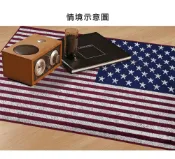 范登伯格 	[范登伯格] 美國國旗進口玄關絲質地毯 (60x100cm)