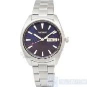 SEIKO精工 SUR341P1手錶 藍寶石水晶鏡面 日星期 藍面 鋼帶 石英錶 男錶【澄緻精品】