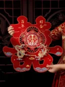 錢夫人♛ 喜字貼結婚禮專用婚房佈置臥室房門裝飾大門窗戶貼紙婚禮用品大全
