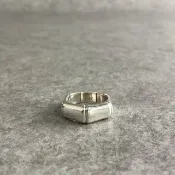 【日本直送 名牌中古包】GUCCI 古馳 戒指 銀色 竹節 925 戒指 vintage 中古 老品 eb2uzu