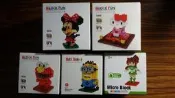 全新現貨五盒 LOZ 德國俐智鑽石迷你小積木 米妮 Hello kitty  ELMO 小小兵 小黃人 美少女戰士