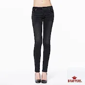 BRAPPERS 女款 新美腳Royal系列-中低腰彈性窄管褲-黑