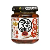 (店+)【S&B】*貪吃熊* 日本 S&B 愛思必 香辣油 萬用 拌麵醬 炒飯 拌乾麵 辣油 sb辣油