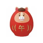【HANDS台隆手創館】日本DECOLE 馬年達摩新年裝飾 新年擺飾