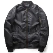 【巴黎精品】現貨+預購 軍裝外套復古工裝古著(棒球領MA1防風寬鬆男夾克3色a1hg21)