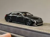 1/64 king model  km 奔馳s65 amg w222  改裝改造  展示 換輪 加剎車盤 調整姿態 卡鉗
