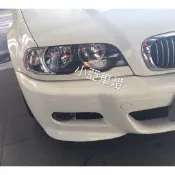 小亞車燈改裝＊全新 BMW E46 98 99 00年 改款前 2D 兩門 黑框 原廠樣式 大燈
