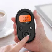 迷你便攜收音機 FM/AM 可充電調頻收音器 會議培訓旅遊調頻接收器