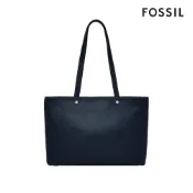 【FOSSIL 官方旗艦館】Jessie 真皮托特包-藍色 ZB11105545