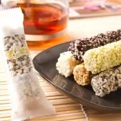 【老師傅黑糖】無麩質小米酥黑糖海苔綜合口味6包72支入(獨立包裝/米餅)