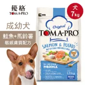 【全聯線上購】【TOMA-PRO 優格】成幼犬飼料 狗糧 鮭魚+馬鈴薯 敏感膚質配方(7kg)