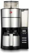 左東精品代購 日本代購 Melitta AFT1022-1B 全自動 咖啡機 滴漏式 美式咖啡機 磨豆 10杯份 不鏽鋼壺