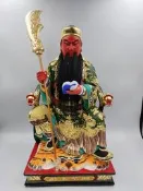 【明祥】關聖帝君 活眼 台灣安金 尺三神尊 關公 文衡聖帝 神像 29廠