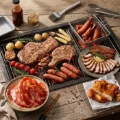 (店+)【台畜】烤肉組單品自由配（雞腿排/豬排/肉片/香腸/鹹豬肉）