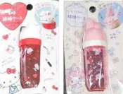 【正版】日本 HELLO KITTY//美樂蒂 攜帶式 棉花棒 收納罐