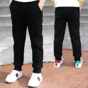 (店+)【Uicy】台灣發貨童趣百搭寬鬆休閒束口長褲 運動長褲 男童 兒童 小童 童裝PB08