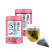 (店+)【蔘大王】『退火蓮子心茶►共3組』(6gX10入/組)清涼解渴▪降火氣▪可冷泡║特加刺五加▪甘草║無咖啡因三角茶包