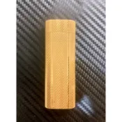 Cartier打火機 卡地亞打火機！劍羽紋22K金！無摔、無碰、無刻、整體完整很難找到了！非Dupont Dunhill