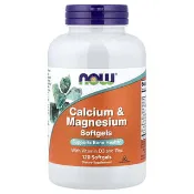 【iHerb】NOW Foods, 鈣和鎂，含維生素 D3 和鋅，120 粒軟膠囊