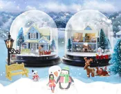 【日本巧鋪】在台現貨！DIY小屋 袖珍屋 材料包 娃娃住屋 雪車 聖誕節禮物 麋鹿 七夕禮物  一起環遊系列 北歐童話