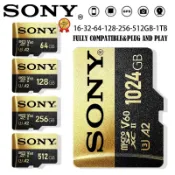 索尼 SONY Micro SD 存儲卡 Class 10 2TB 1TB 512GB 256GB 128GB 64GB