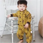 【baby童衣】長袖前開扣口袋造型連身衣 60272(嬰兒童裝)