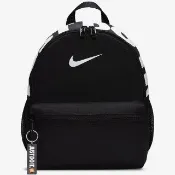 【NIKE 耐吉】Brasilia JUST DO IT 黑色兒童雙肩包學生書包小空間多收納女生小包後背包孩童包(DR6091010)