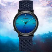 CITIZEN 星辰 L系列 光動能 自然共舞 大地之水時尚腕錶 錶 手錶 送禮 34mm/EM1005-42L