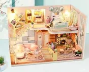 大旺小舖:DIY小屋花開物語 袖珍屋娃娃屋材料包 台北車站實體店面大台北面交免運  賣場上百款小屋可選 生日聖誕禮物