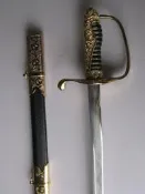 陸軍指揮刀-梅花金屬殼