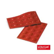 三能SANNENG食品烘焙器具 【SANNENG 三能官方】Silikomart 15連貝殼模 瑪德蓮模 矽膠模 30.031.00.0060