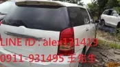 環保署報廢車回收站 TOYOTA WISH 拍賣 另有安全帶.儀表板電腦.安全氣囊.渦輪增壓器.變速箱.水箱.冷排