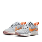 【NIKE 耐吉】運動鞋 童鞋 中童 兒童 STAR RUNNER 4 NN PS 灰橘 DX7614-008