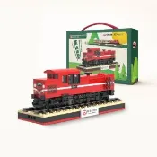 【TRUE WAY TOY】鐵道系列-阿里山林鐵 柴油機關車-車頭積木組 EW-5199