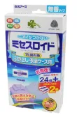 【DOKODEMO】白元 Kurashiryumu 勞埃德夫人 用於抽屜和衣服盒 有效期為一年 無香型 (24 片   2 片) 驅蟲劑