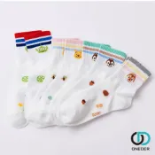 (店+)【ONEDER 旺達】Disney 迪士尼 趣味系列親子襪 中筒襪 奇奇蒂蒂 維尼 三眼怪 中筒襪 童襪 CD-A313  ONEDER 旺達
