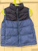 UNIQLO  ULTRA LIGHT DOWN 系列 110cm兒童 輕暖拼色 輕薄羽絨背心