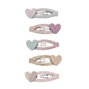 【Mimi&Lula】AW26_彩虹心願-甜心閃耀迷你滴答夾5入(髮夾)