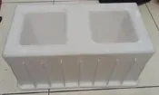 台南可自取 全新 熱賣墻面裝飾框模具 空心磚 雙孔砌墻水泥磚模具 40×20×20公分 新化