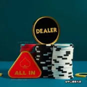 現貨 德州撲克 ALL IN DEALER 壓牌器 ALLIN BUTTTON 莊碼 壓牌器 Dealer 籌碼 配件