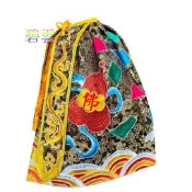 { 碧雲天 佛具佛俱百貨批發 }神明衣 濟公師傅 布衣 新版 織布平繡濟公布衣