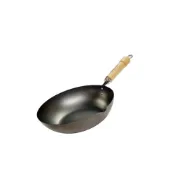 (店+)【PREMIUM 極】中華炒鍋28cm(日本製)｜導流開口：左邊
