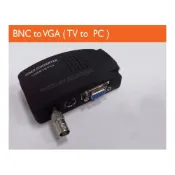 (店+)易控王 VIDEO轉VGA 訊號轉換器 BNC轉VGA 影像轉換盒◎S端子/VIDEO/VGA切換(50-501)