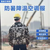 千織屋 風扇衣 空調服 防晒衣 風扇製冷 防晒服 釣魚服 三擋降溫服防晒衣 防潑水防蚊蟲衣服 抗uv 外套 三風扇空調服 戶