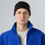The North Face 北臉 帽子 毛帽 運動帽 TNF LOGO BOX CUFFED BEANIE 黑 NF0A8CHEJK3