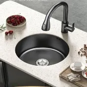 (厝景之隅)水槽 洗菜池 洗手槽 廚房下水槽 衛生間下水槽 40cm*40cm(304不鏽鋼吧檯水槽)預購12天