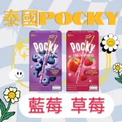 【現貨秒發】泰國限定 POCKY 藍莓優格 草莓蜜桃 38g