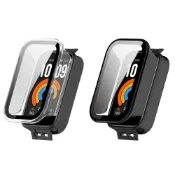 【PC+鋼化玻璃一體錶殼】適用 Xiaomi 小米手環 11 Active 透明硬殼 觸控靈敏保護殼 台灣發貨